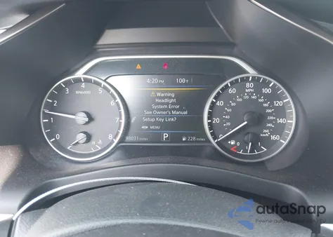 2020 Nissan Murano Sv Fwd из США, поврежденный, VIN 5N1AZ2BJ3LN105629